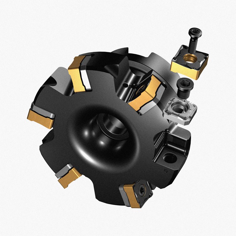 MF80-130508M-M50刀片具有八個切削刃、切屑保護(hù)和優(yōu)化的微觀幾何結(jié)構(gòu)，以實現(xiàn)更好的安全性和切屑排出，以及具有優(yōu)異表面光潔度的修光刃。