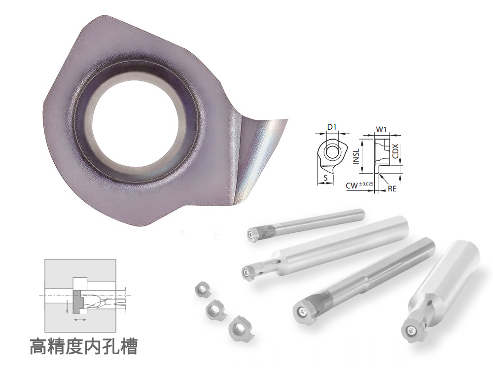 鎳合金10mm內(nèi)孔R1圓弧槽刀